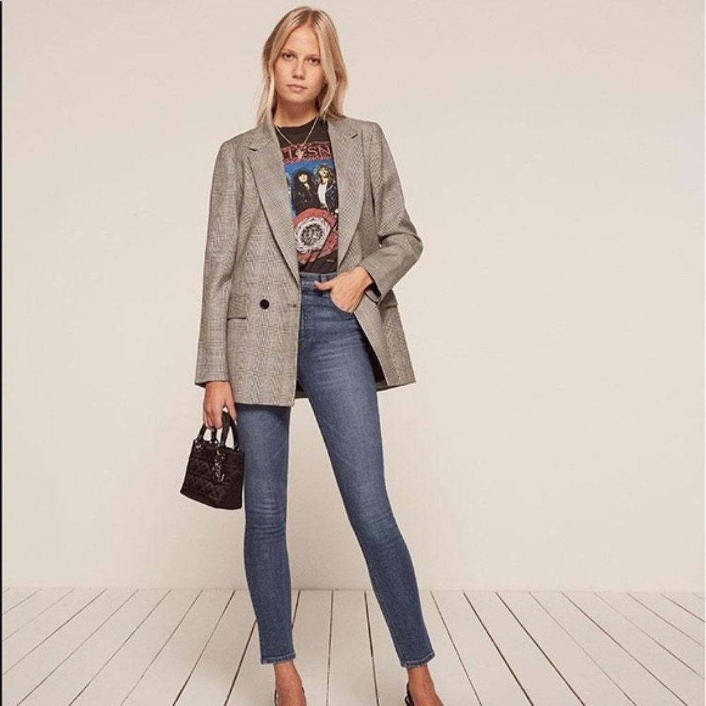 Reformation High & Skinny Jean in Rhine - Picture 3 of 8